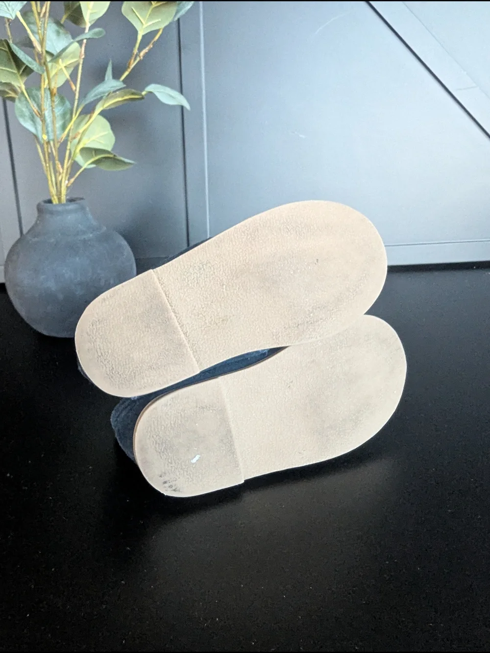 Janie and Jack Tan Leather Slip-On Shoe